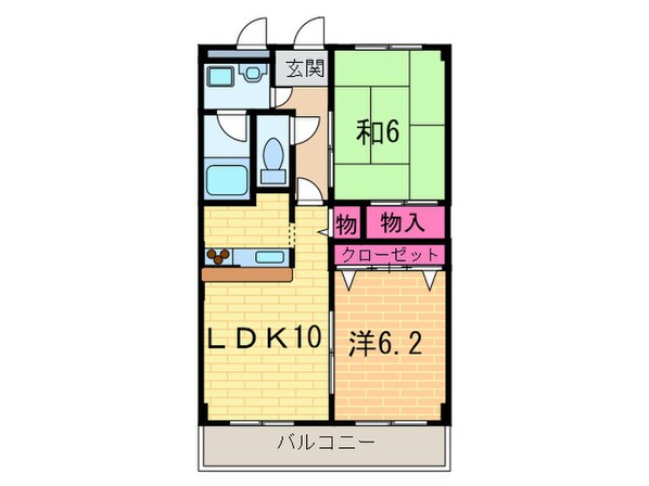 エトワ－ル喜連の物件間取画像